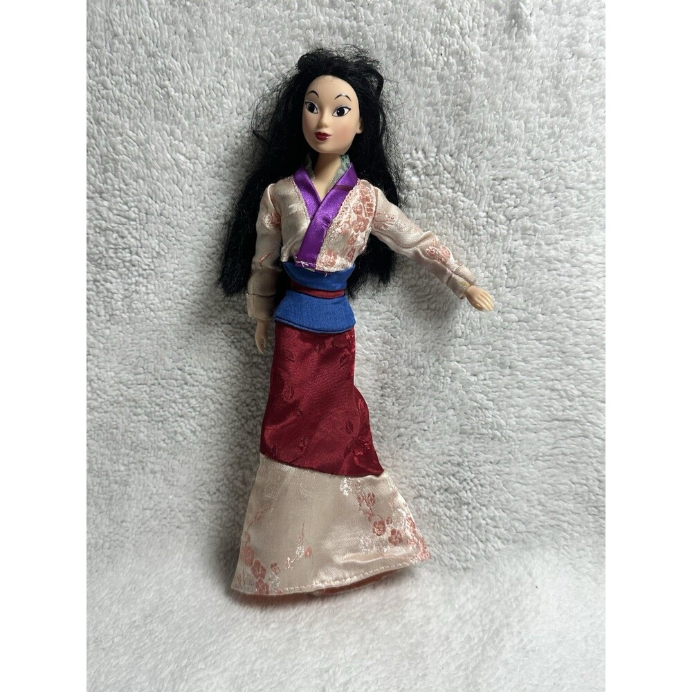 Disney Store Mulan Doll Classic Collection Dressed 11" No Shoes Dress Princess
